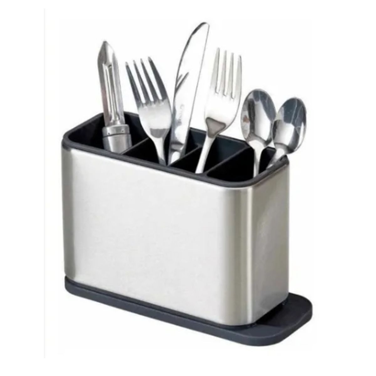 GENERICO - Organizador Escurridor De Utensilios Y Cuchillos De Acero Inoxidable