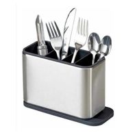 Organizador Escurridor De Utensilios Y Cuchillos De Acero Inoxidable