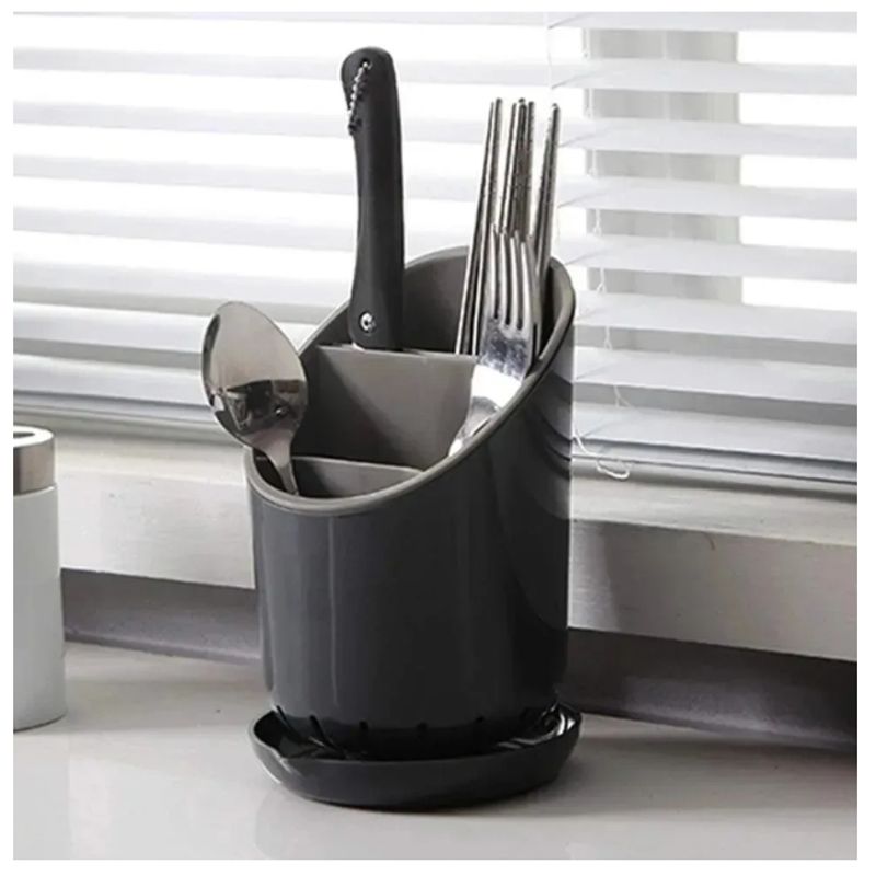 GENERICO - Organizador Con Compartimentos Para Utensilios De Cocina Escurridor