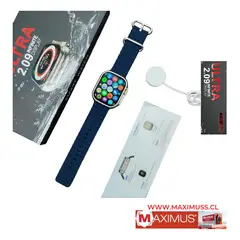 UNIVERSAL - Reloj T10 Ultra Inteligente Smartwatch Azul / Realiza y Recibe Llamadas 2024