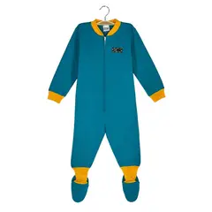 K NABIL - Pijama Enterito Franela - Verde Esmeralda