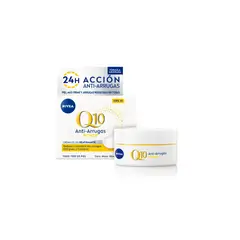 NIVEA - Crema Facial de Dia Q10 Antiarrugas Reafirmante Power 50ml Nivea.-