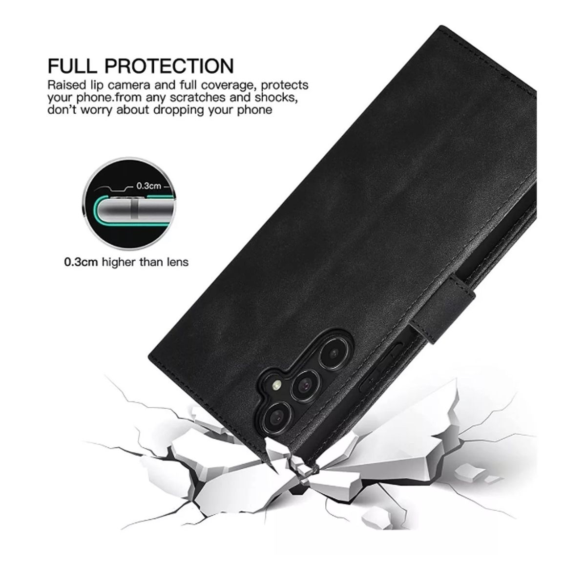 GENERICO - Carcasa Flip Cover Agenda Para Samsung Galaxy A54 5g