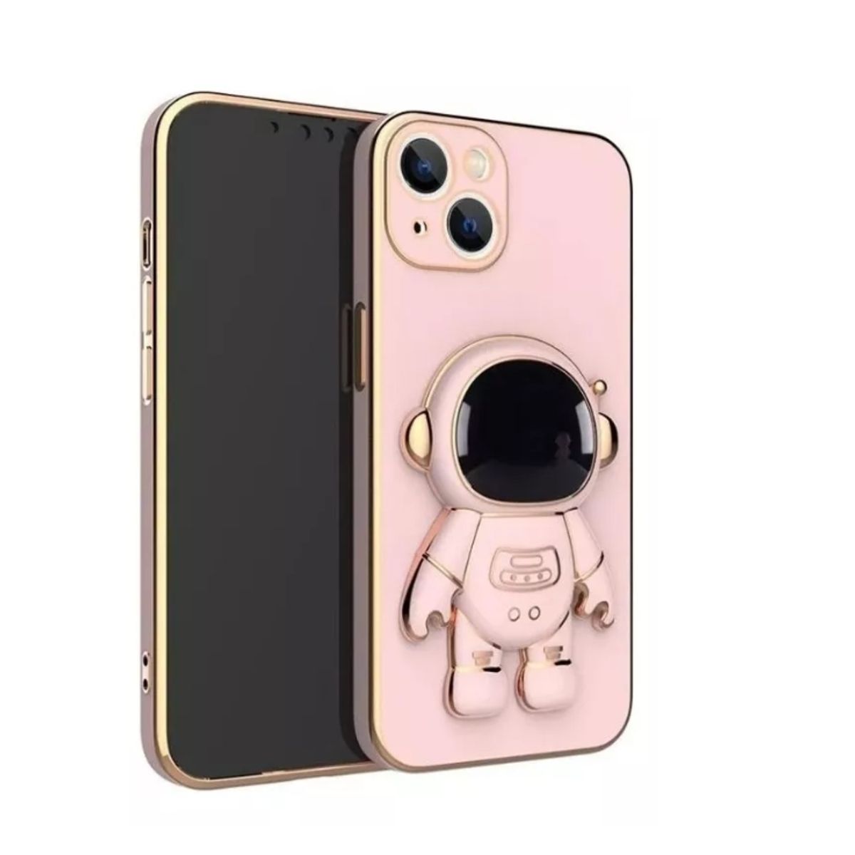 GENERICO - Carcasa Para iPhone14 Pro Con Astronauta Stent Rosa