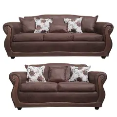 AMERICA DECORA - Living 4-3 Grand Santi Envejecido Café X