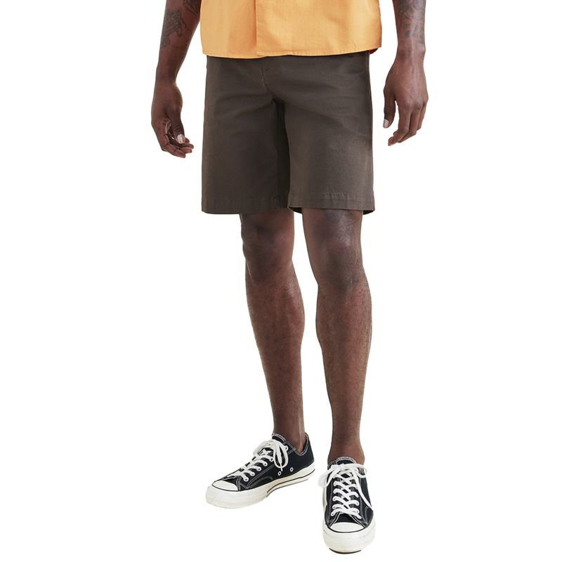 DOCKERS - Short Hombre Ultimate Supreme Flex Straight Fit Café Dockers