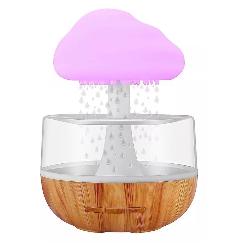GENERICO - Humidificador Nube Lluvia Aire Difusor 280ml Aromaterapia