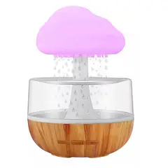 GENERICO - Humidificador Nube Lluvia Aire Difusor 280ml Aromaterapia