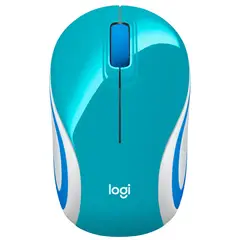 LOGITECH - Mouse Inalámbrico M187 Celeste