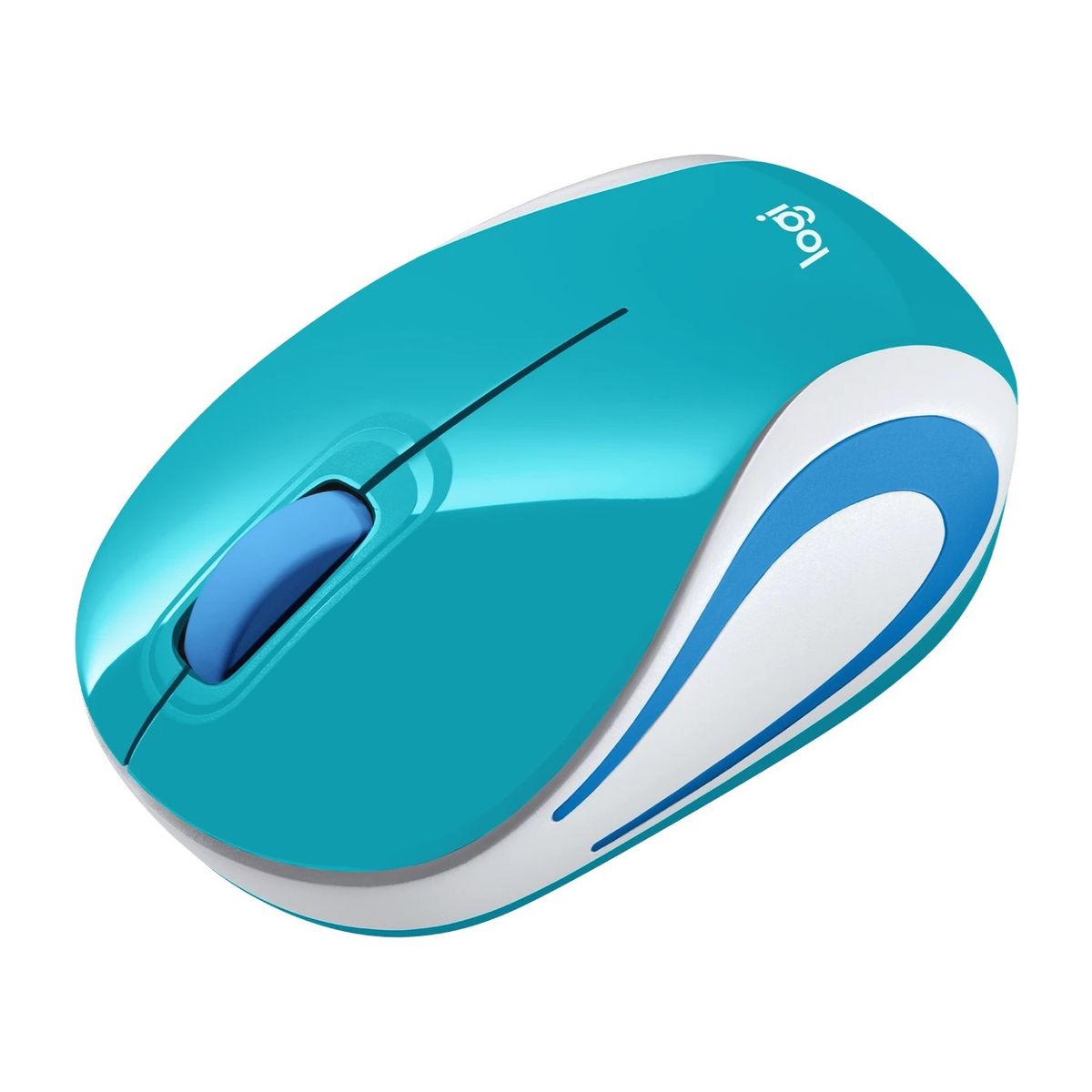 LOGITECH - Mouse Inalámbrico Logitech M187 Celeste