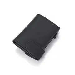 GENERICO - Billetera Tarjetero Rfid Cuero Legitimo Hombre Mujer Minimal