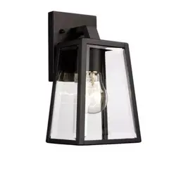 WANT - Aplique Porta Ampolleta E27 Negro