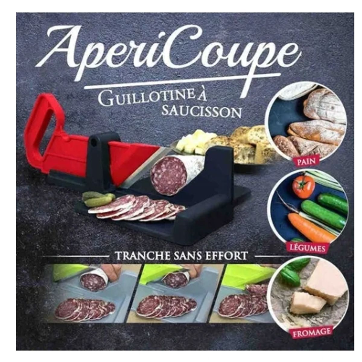 GENERICO - Rebanadora Manual Guillotina Para Diferentes Alimentos