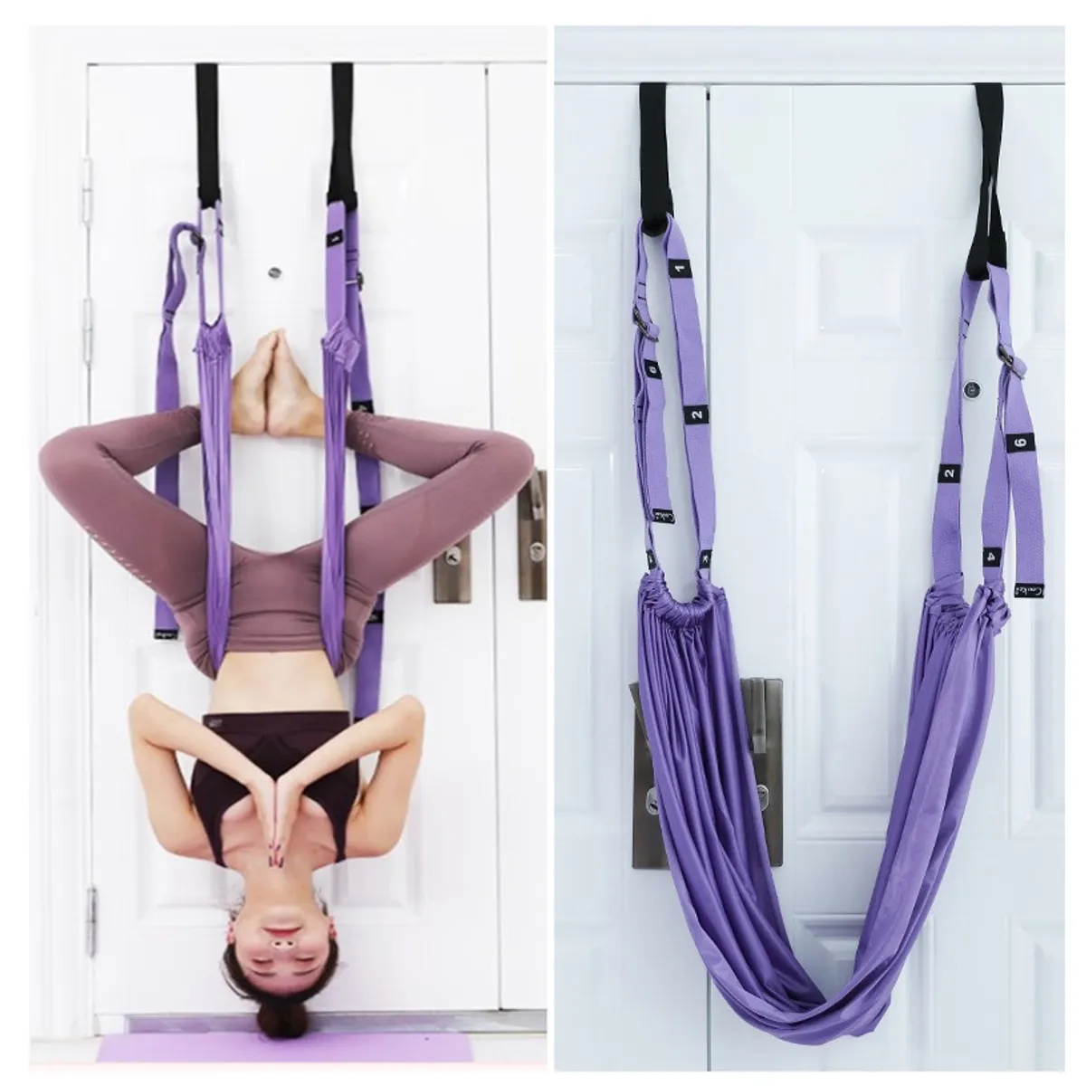 GENERICO - Hamaca Aérea De Estiramiento Adecuado Para Cross-Fit Yoga Y Clases De Fitness