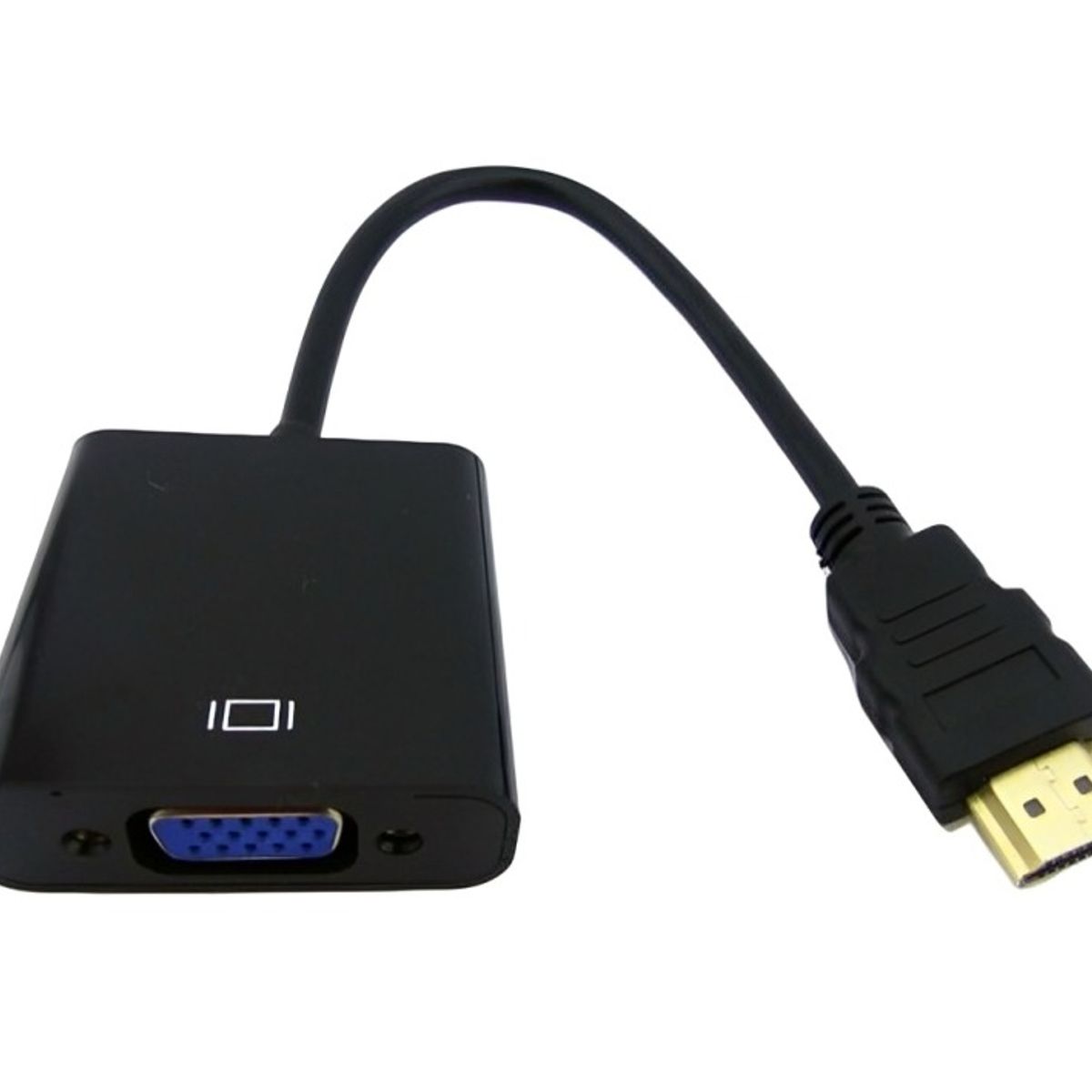 OEM - CONVERTIDOR CABLE DE HDMI A VGA ALTA RESOLUCION EN BOLSA