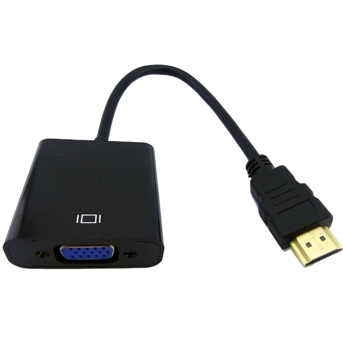 OEM - CONVERTIDOR CABLE DE HDMI A VGA ALTA RESOLUCION EN BOLSA