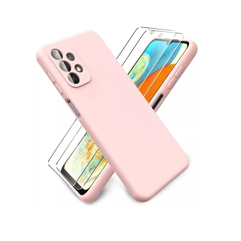 GENERICO - Carcasa Silicona Para Samsung A13 4G + Lamina Completa