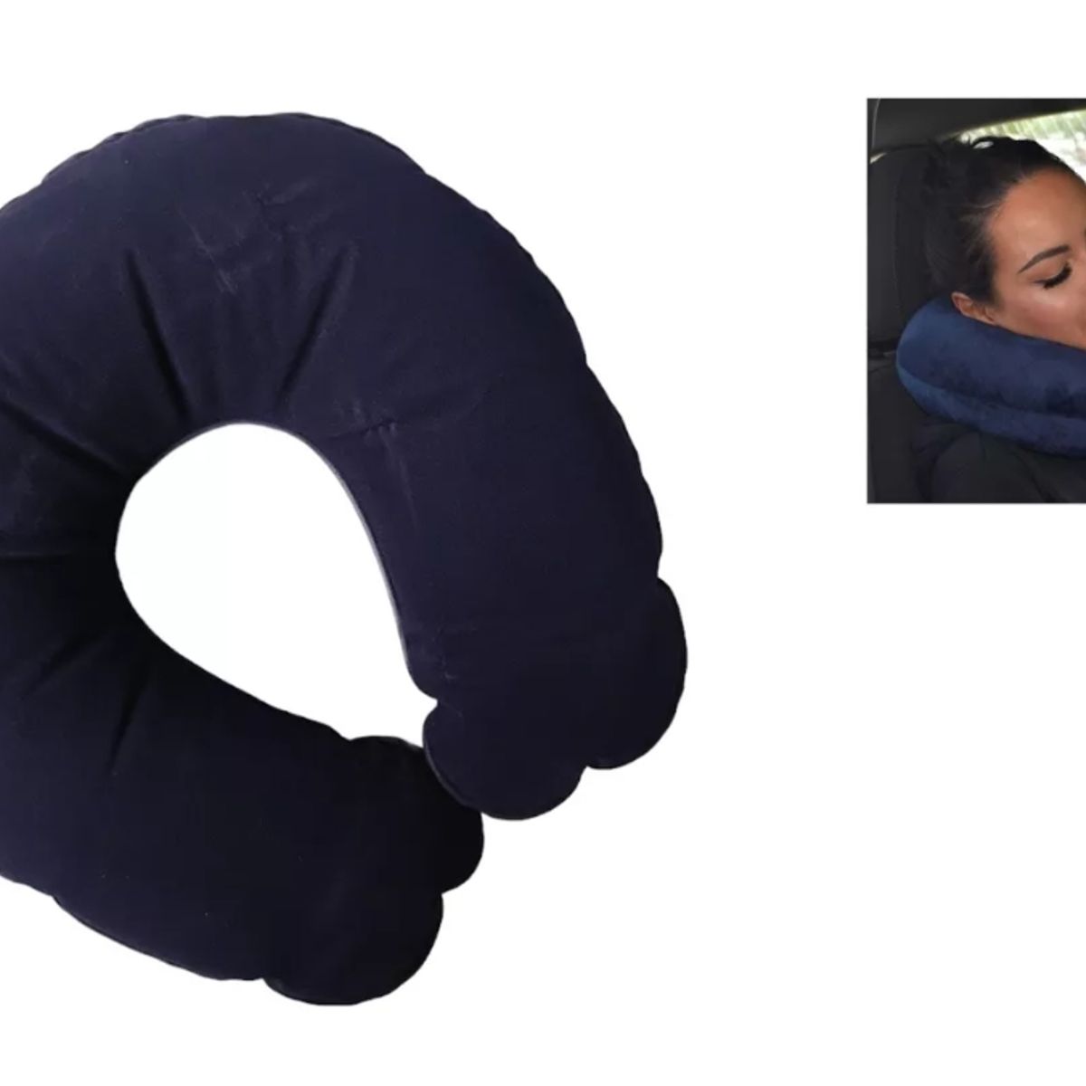 GENERICO - Cojin Cuello Inflable Almohada De Viaje Cojin Cervical
