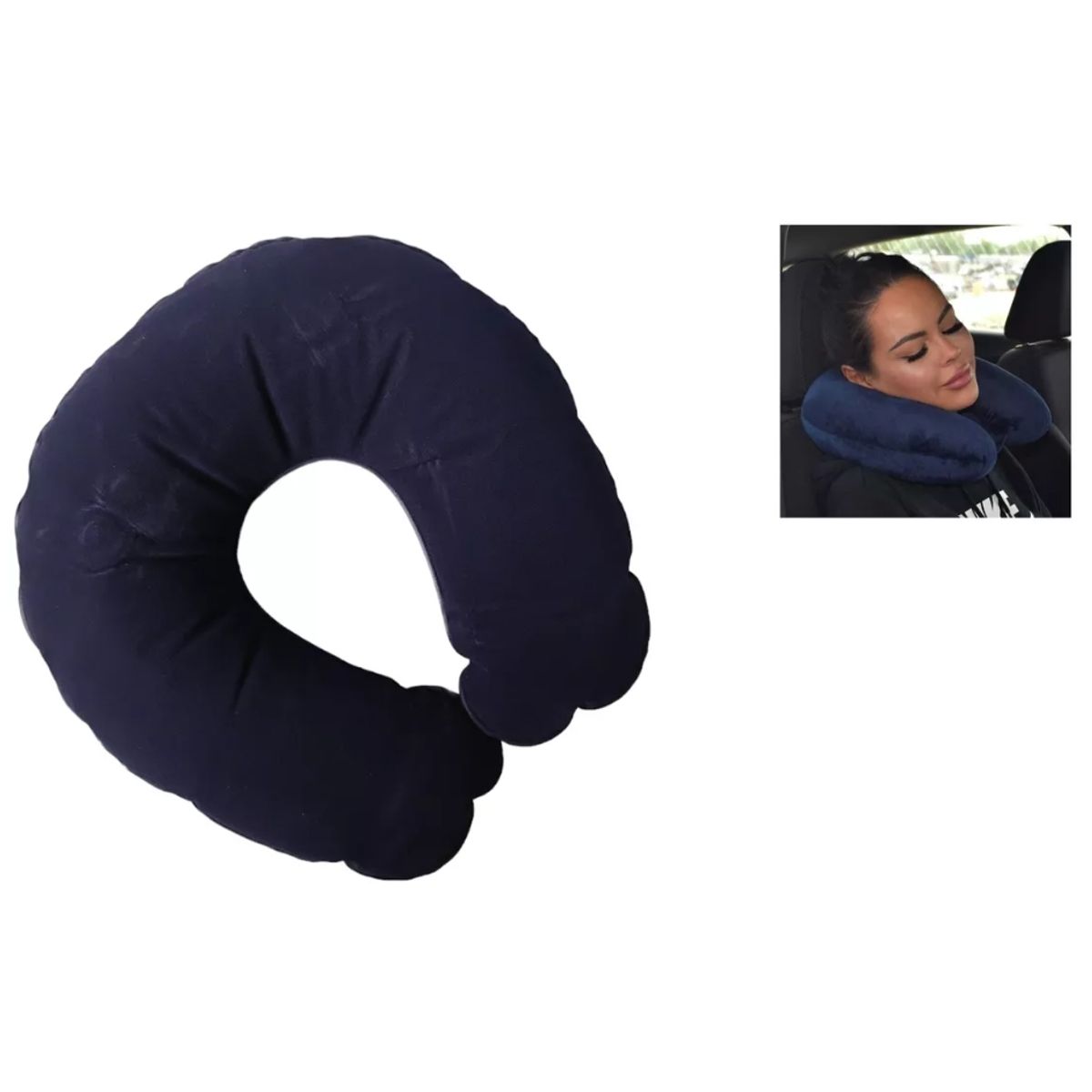 GENERICO - Cojin Cuello Inflable Almohada De Viaje Cojin Cervical