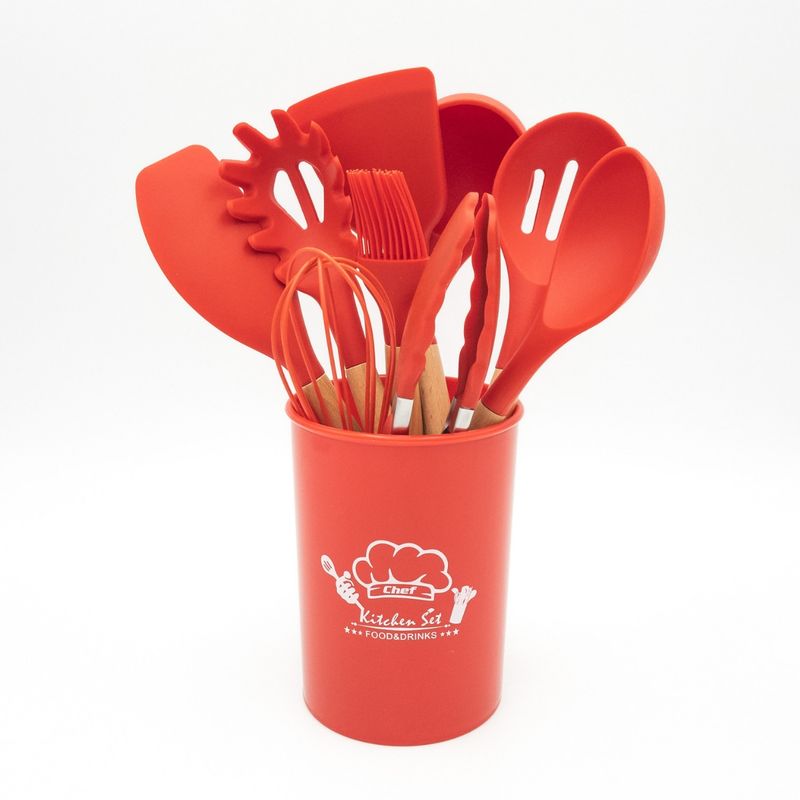 GENERICO - Juegos utensilios silicona para cocina 10 piez. Herramientas de cocina