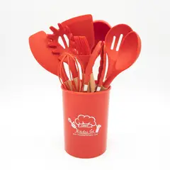 GENERICO - Juegos utensilios silicona para cocina 10 piez. Herramientas de cocina