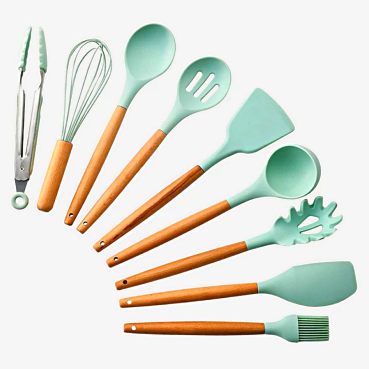 GENERICO - Juegos utensilios silicona para cocina 10 piez. Herramientas de cocina