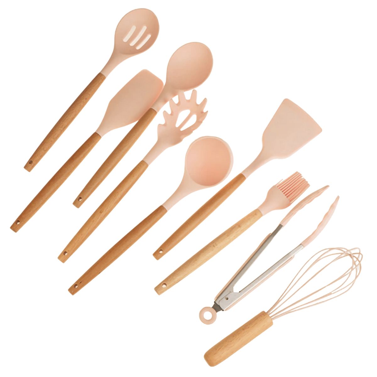GENERICO - Juegos utensilios silicona para cocina 10 piez. Herramientas de cocina
