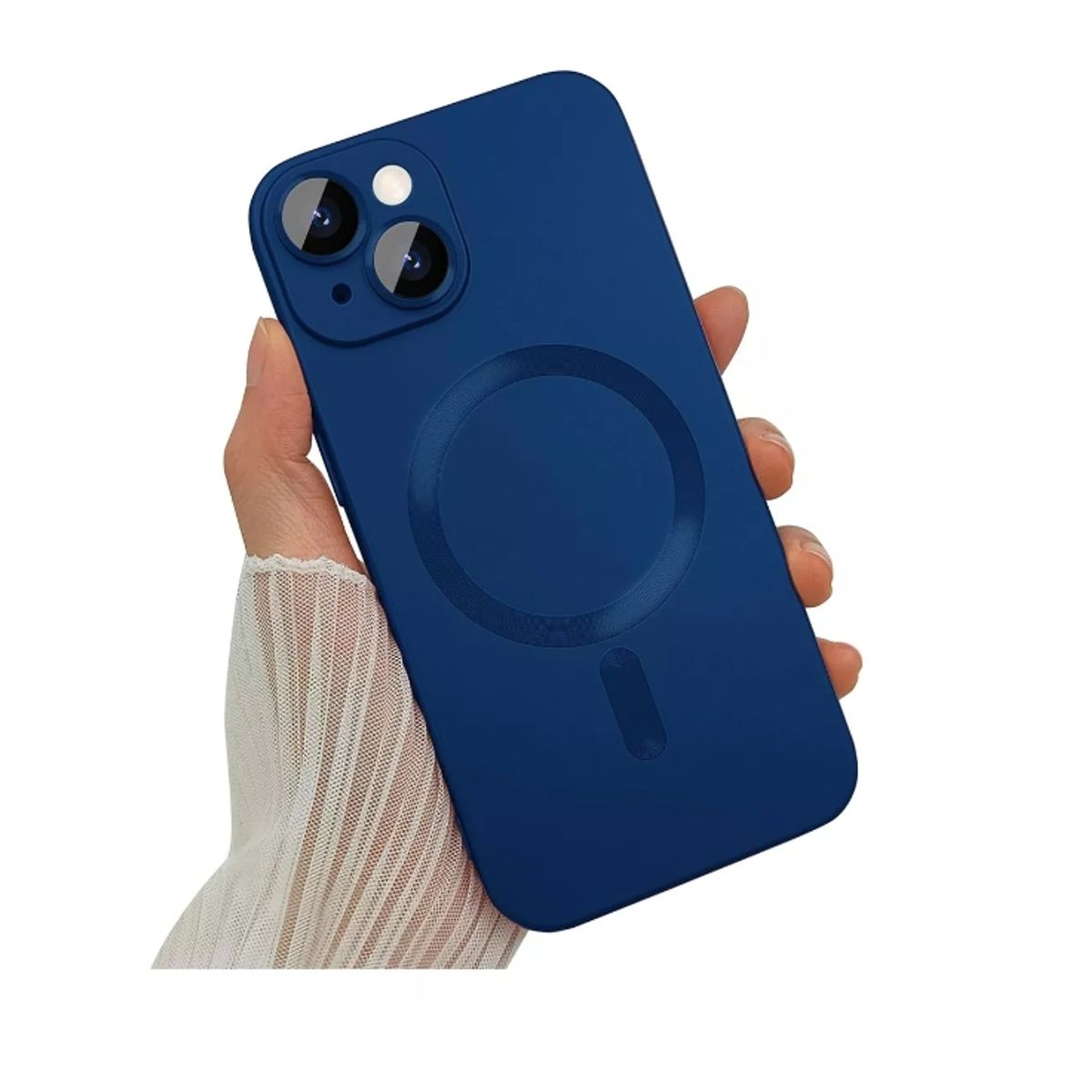 GENERICO - Carcasa Metalizada Para iPhone 15 Metalizada Con Lente Cámaras