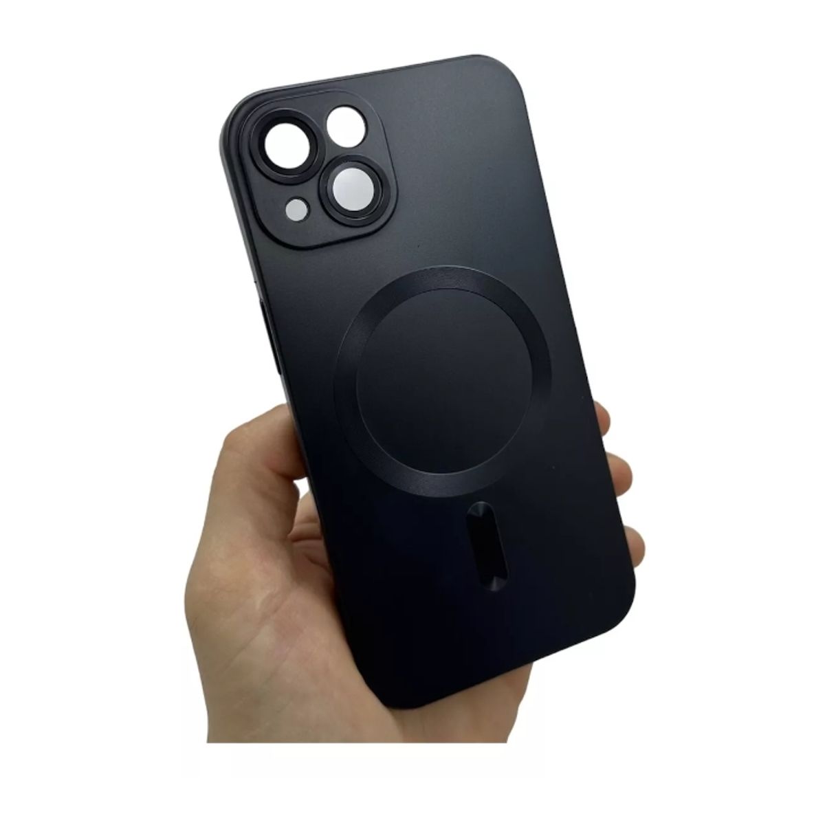 GENERICO - Carcasa Metalizada Para iPhone 15 Metalizada Con Lente Cámaras