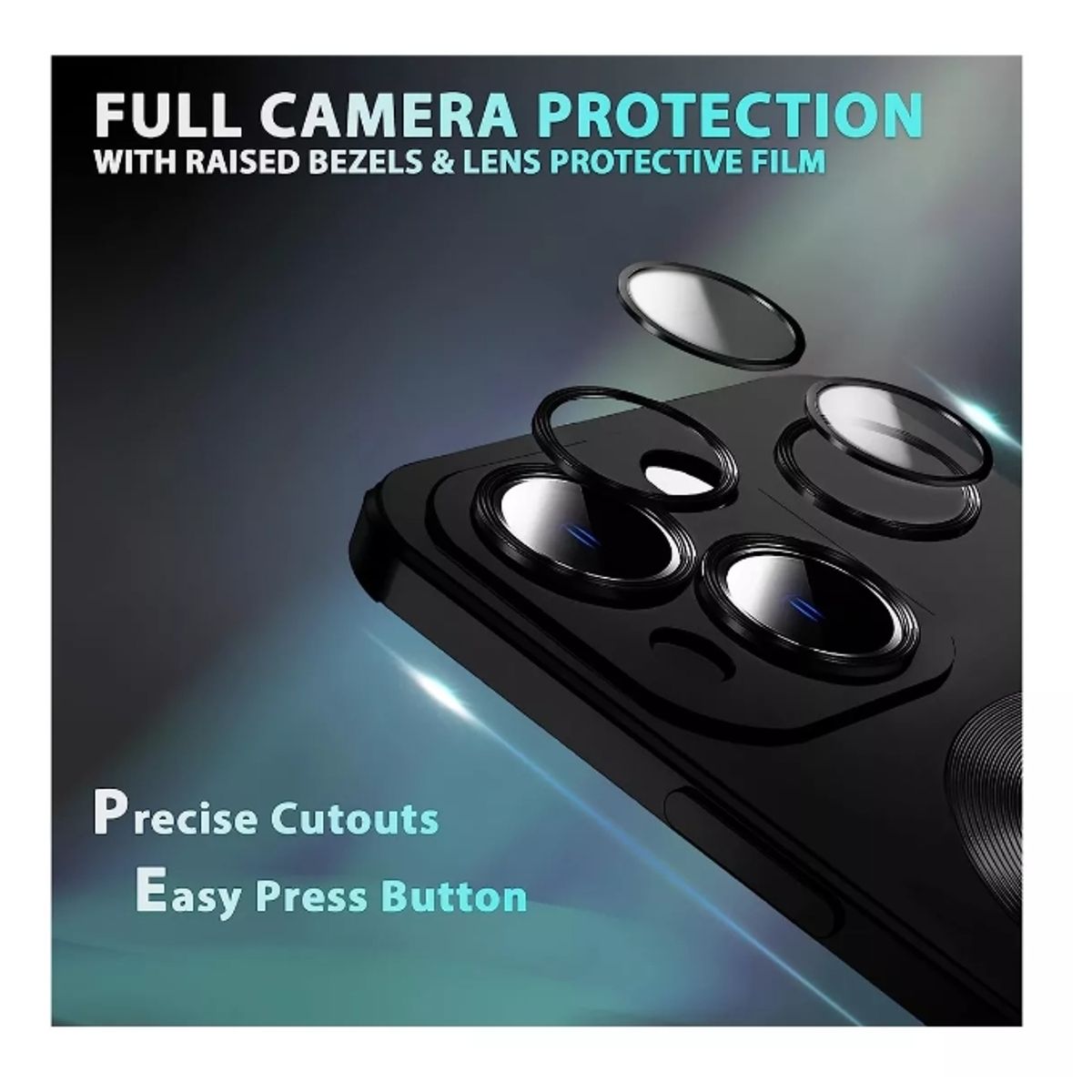 GENERICO - Carcasa Metalizada Para iPhone 15 Metalizada Con Lente Cámaras