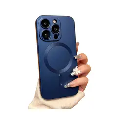 GENERICO - Carcasa Metalizada Para iPhone 15 PRO Metalizada Con Lente Cámaras