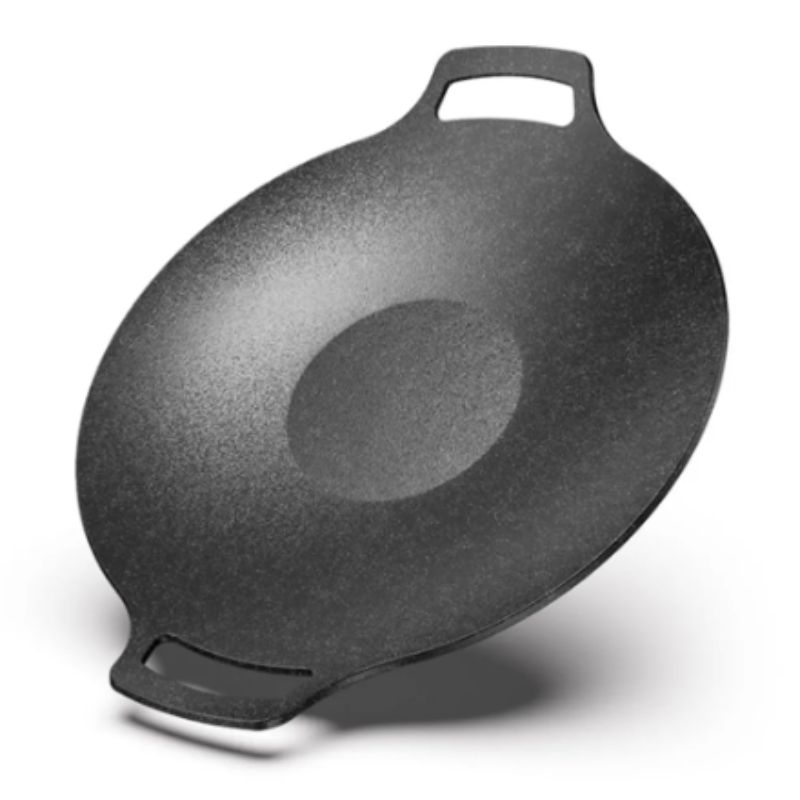 GENERICO - Sartén multi-plancha para barbacoa coreana doble mango 30cm