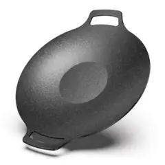 GENERICO - Sartén multi-plancha para barbacoa coreana doble mango 30cm