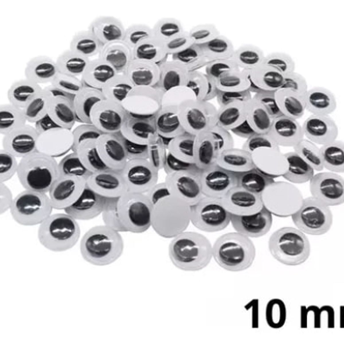 MOTARRO - Ojos Locos Decorativos 10 mm X 100 Unidades