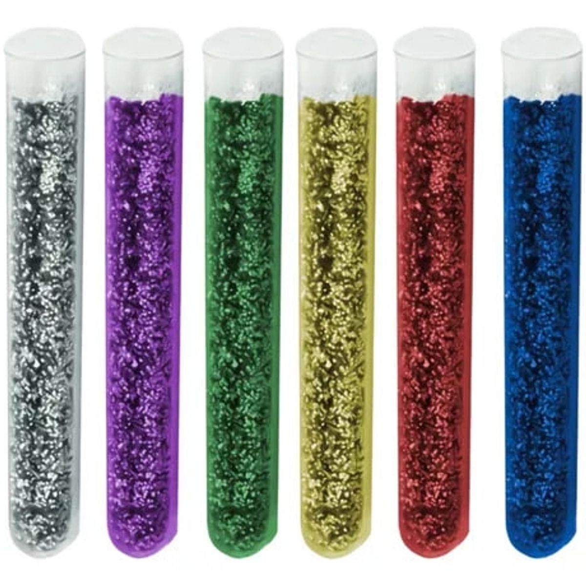 GENERICO - Purpurina Con Formas De Colores 5 Unidades