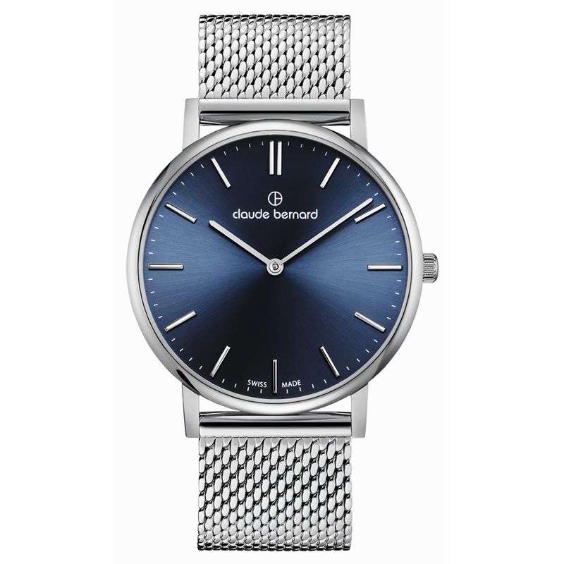 CLAUDE BERNARD - Reloj Claude Bernard Classic Acero Esfera Azul 41mm Hombre