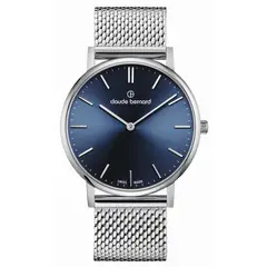 CLAUDE BERNARD - Reloj Classic Acero Esfera Azul 41mm Hombre