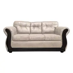AMERICA DECORA - Sofá 3 cuerpos Taurus Envejecido Beige