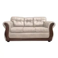 AMERICA DECORA - Sofá 3 cuerpos Taurus Envejecido Beige X