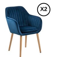 Pack 2 Sitial Diamond Azul