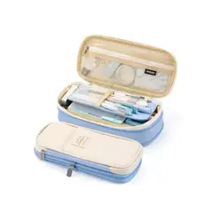 GENERICO - Estuche Organizador De Gran Capacidad Con 50 Azul