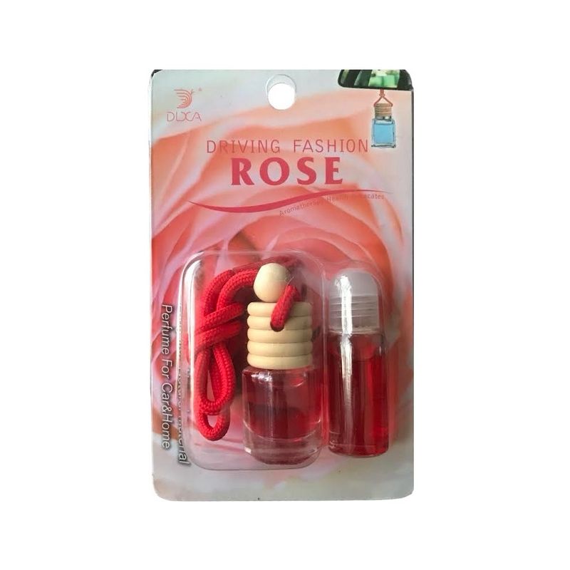 GENERICO - Aromatizante De Auto Con Repuesto En Aroma  Rosa