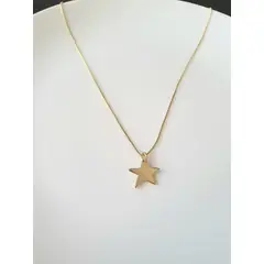 JOYAS VALDES GARCIA - Collar con estrella baño oro
