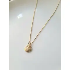 JOYAS VALDES GARCIA - Collar San Benito baño oro