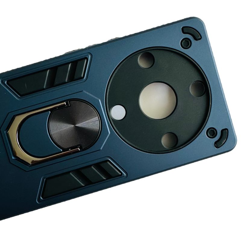 GENERICO - Carcasa Para Honor Magic5 Lite Anti Golpes Anillo Azul Marino