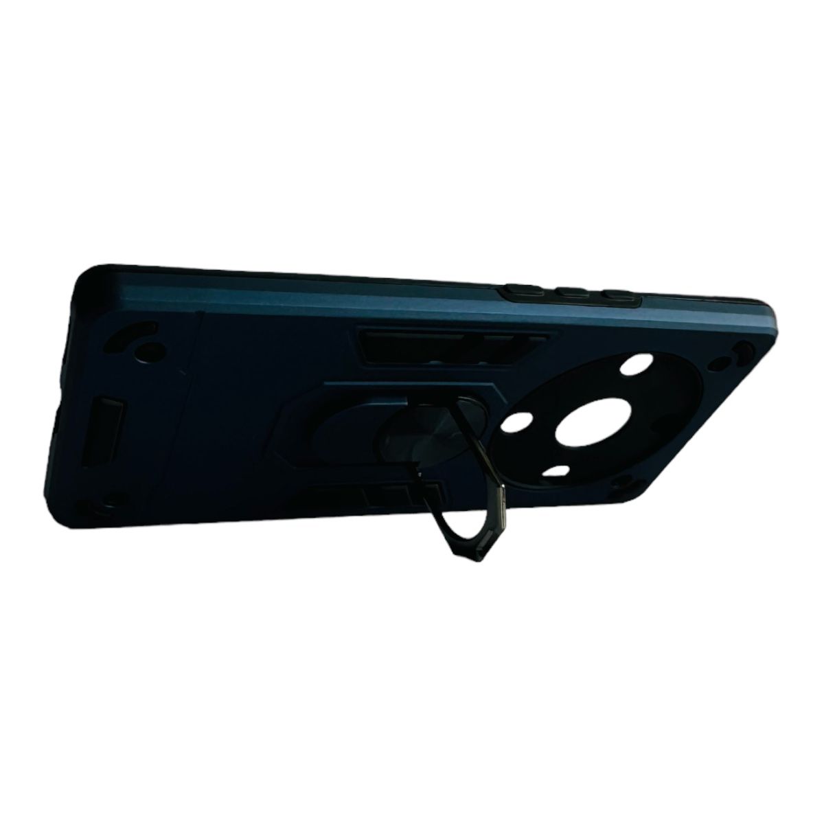 GENERICO - Carcasa Para Honor Magic5 Lite Anti Golpes Anillo Azul Marino