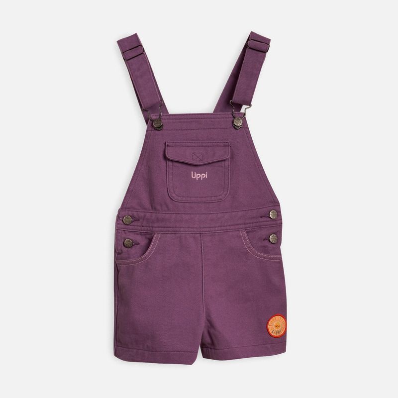 LIPPI - Jardinera Baby Girl CountrySide Overalls Malva Lippi