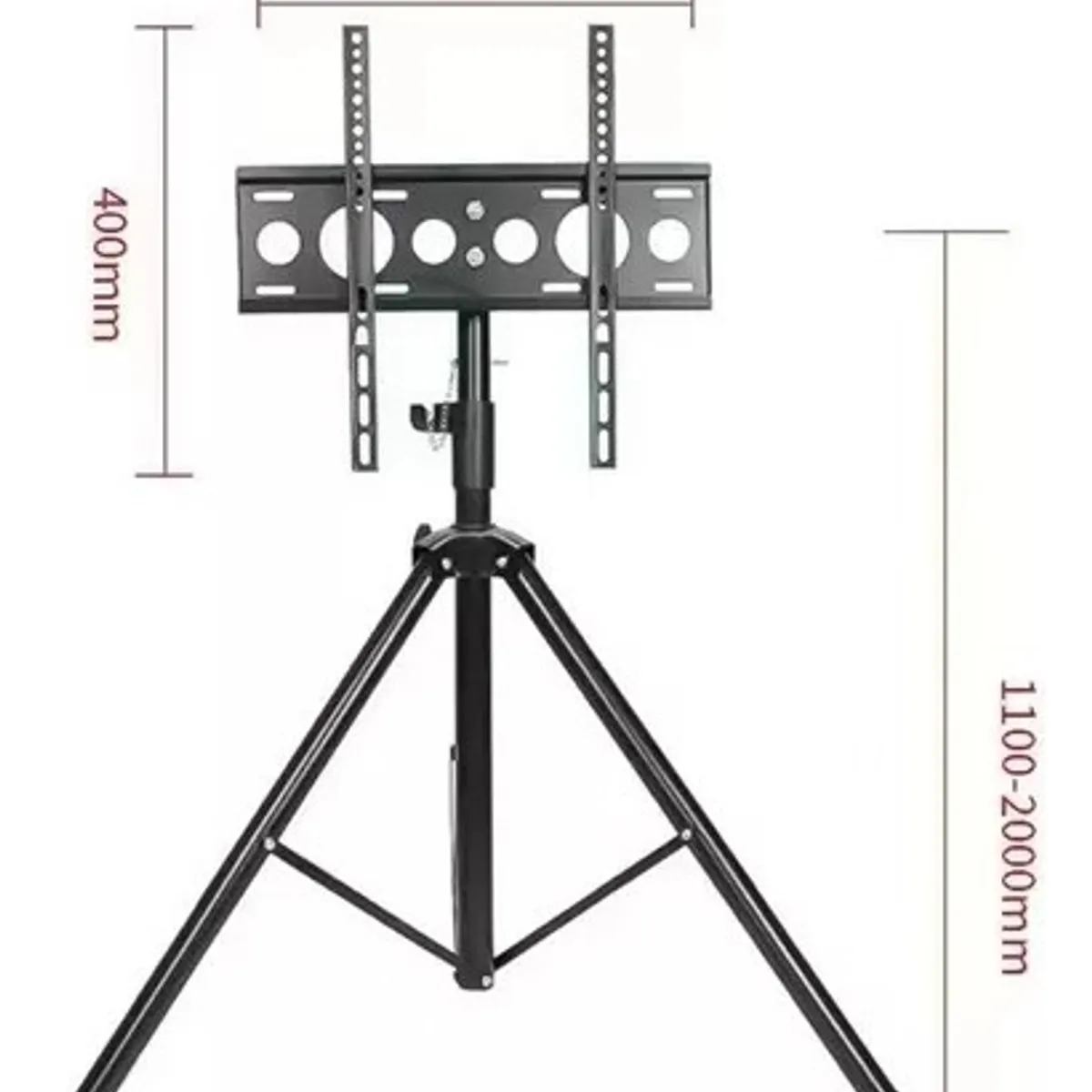 GENERICO - Base Trípode Pedestal Tv 32 A 55 Pulgadas Color Negro