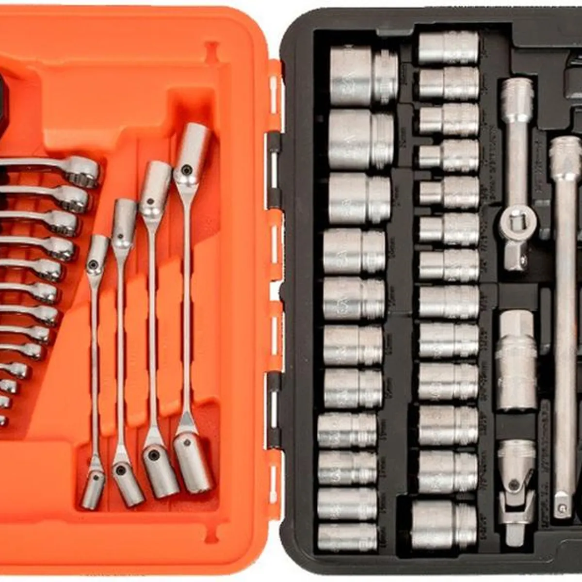 BAHCO - Juego 106 Herramientas Llaves Y Dados 14 Y 12 S106 Bahco