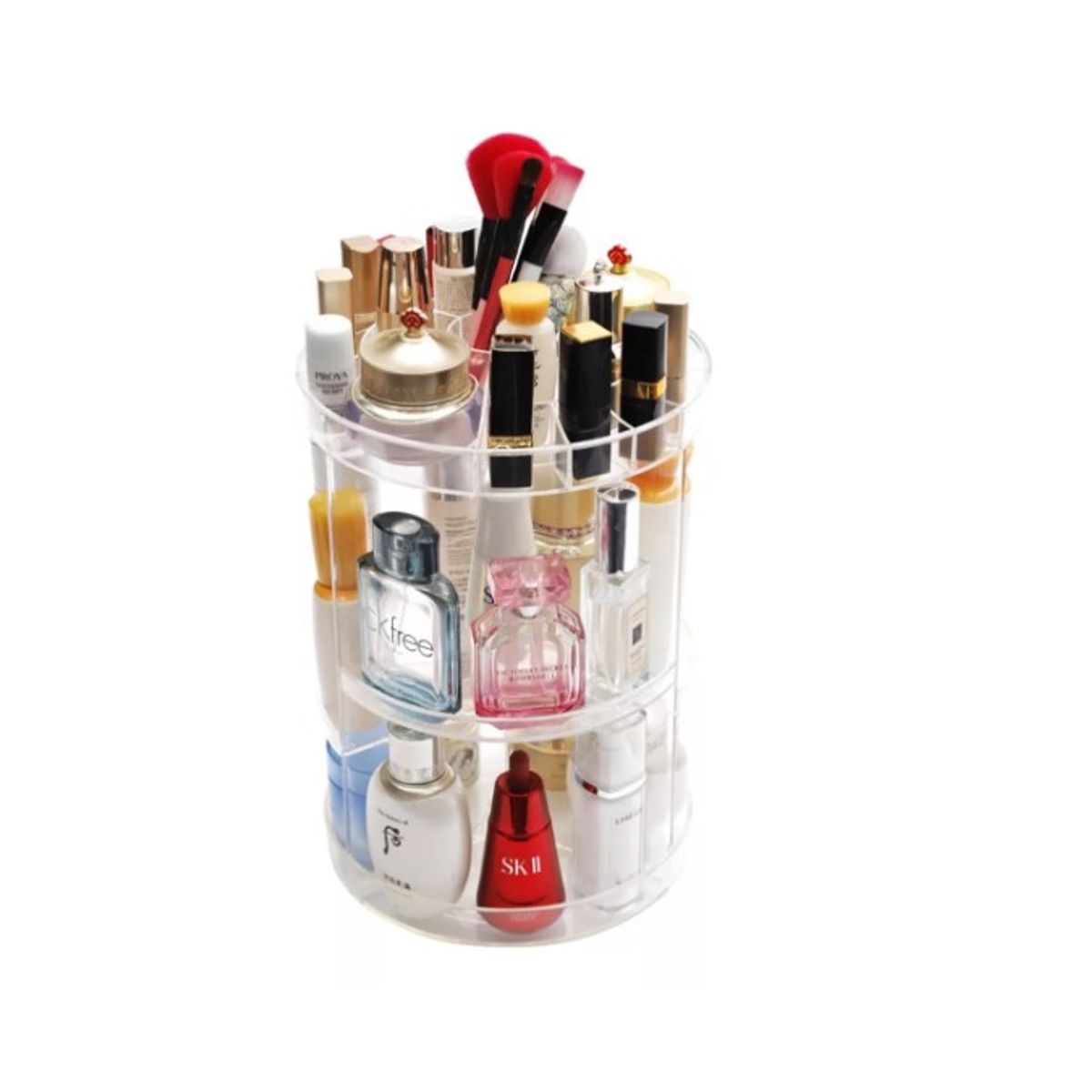 GENERICO - Organizador De Maquillaje Cosmetiquero Giratorio 360 Grados
